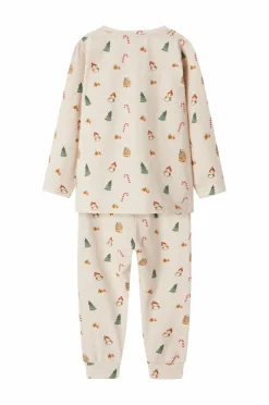 Name it Nattøj & Homewear>Pyjamassæt nmnRoccas Peyote melange