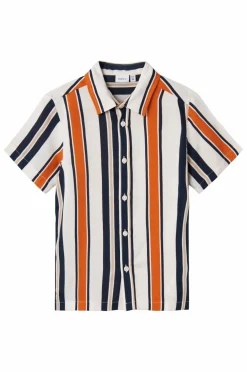 Name it Skjorte nkmDerek SS Shirt Jet stream Discount