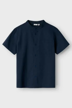 Name it Skjorte nkmFalinnen SS Shirt Navy blazer New
