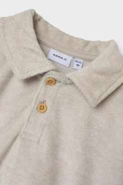 Name it Skjorte nmmFrede Nreg Terry SS Polo Box i frotté Peyote Online