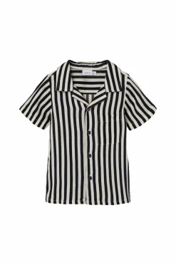 Name it Skjorte nmmFerane SS Shirt Box Dark sapphire Outlet