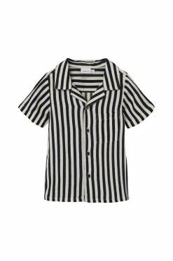 Name it Skjorte nmmFerane SS Shirt Box Dark sapphire Outlet