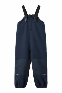Name it Softshell-bukser med seler NmnAlfa08 Softshell Bib Pant Solid Dark sapphire Discount