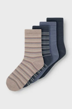 Name it Undertøj>Strømper nkmWak Wo/bl Sock 4-pak Satellite