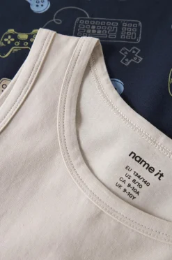 Name it Tanktop nkmTank Navy Gamer 2-pak Navy blazer Hot