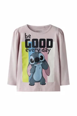 Name it Top Nmfdiana Stitch LS Top Box Noos Wdi Lilac marble Best