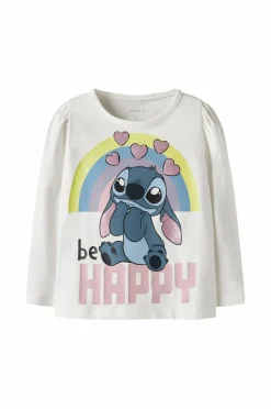 Name it Toppe & T-Shirts|Toppe & T-Shirts>Top Nmfdiana Stitch LS Top Box Noos Wdi Cloud dancer