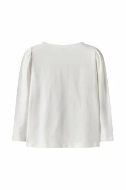 Name it Toppe & T-Shirts|Toppe & T-Shirts>Top Nmfdiana Stitch LS Top Box Noos Wdi Cloud dancer