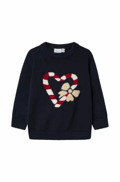 Name it Trøje nmfReamo LS Knit Navy blazer Clearance