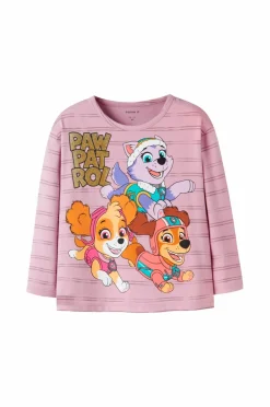 Name it T-shirt nmfJannet Paw LS Dawn pink Discount