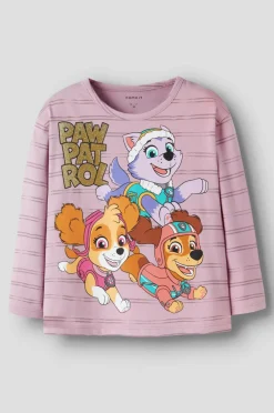 Name it T-shirt nmfJannet Paw LS Dawn pink Discount