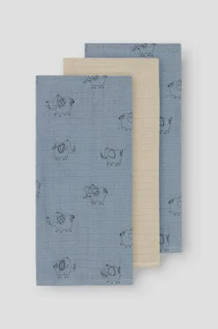 Name it Babytæpper>baby Babyfilt nbnOhappy 3-pak Tradewinds