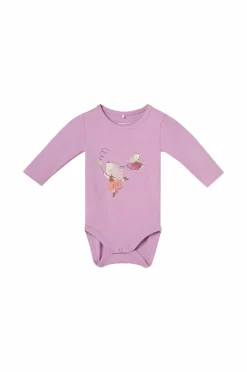 Name it Bodies>baby Body nbfRyra LS Body Box Lavender mist