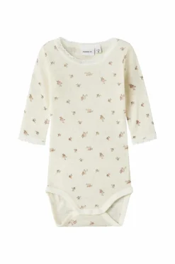 Name it Bodies>baby Body nbfWang Wool Needle LS Snow white