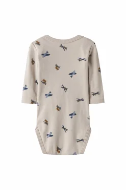 Name it Bodies>baby Bodyer nbmBody LS Airplane 3-pak Peyote