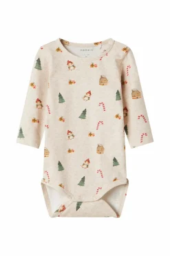 Name it Bodies>baby Bodyer nbnRoccas LS Peyote melange