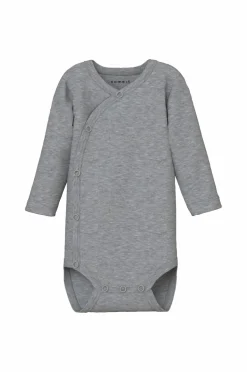 Name it Bodies>baby Bodyer nbnBody LS Wrap Cloud 2-pak Jet stream