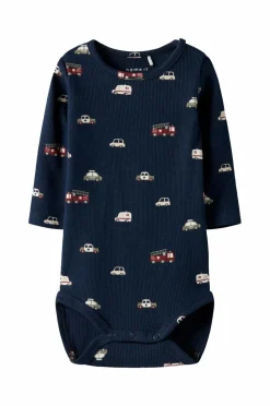 Name it Bodies>baby Bodystocking nbmThue LS Navy blazer