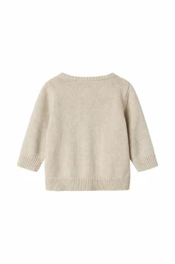 Name it Trøjer>baby Cardigan nbfLinie LS Knit Peyote melange