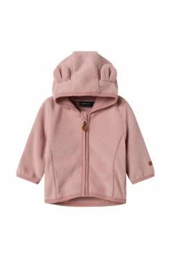 Name it baby Jakke nbnMeeko Fleece Melange Woodrose Clearance