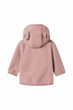 Name it baby Jakke nbnMeeko Fleece Melange Woodrose Clearance