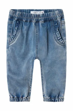 Name it baby Jeans nbfRose R Frill Jeans 1550-to Medium blue denim