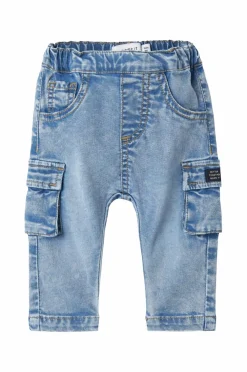 Name it Bukser, Jeans & Leggings>baby Jeans nbmBen Baggy Cargo Jeans 2727 Medium blue denim