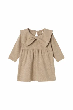 Name it baby Kjole nbfRossia LS Dress Weathered teak Outlet