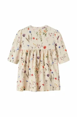 Name it Kjoler & Tunikaer>baby Kjole nbfLuxa LS Peyote melange