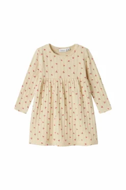 Name it baby Kjole nbfBilia LS Dress Box Summer sand Sale