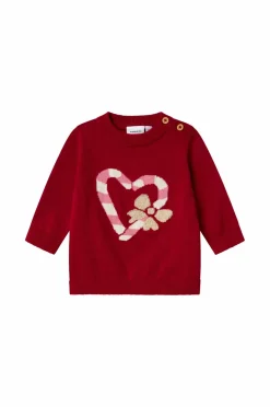 Name it baby Pullover nbfReamo LS Knit Jester red
