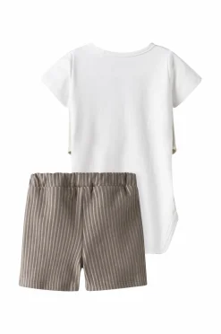 Name it baby Sæt nbmHelmar Shorts Set Walnut Hot
