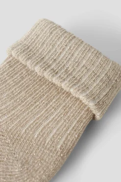 Name it baby Strømper nbfNobba Glitter Sock Island fossil Hot