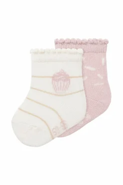 Name it Undertøj & Badetøj>baby Strømper nbfNupcake 2-pak Cloud dancer