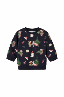 Name it Trøjer>baby Sweatshirt Nbnrenu LS Sweat Bru Navy blazer