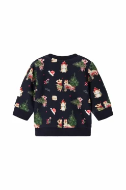 Name it Trøjer>baby Sweatshirt Nbnrenu LS Sweat Bru Navy blazer