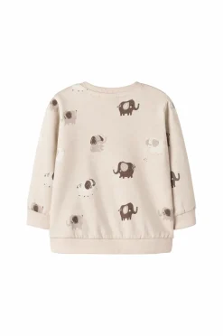 Name it baby Sweatshirt nbnoHapi LS Sweat Bru Peyote melange Clearance