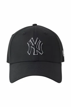 New Era Huer|Hatte & Kasketter>Kasket Pop Outline 9forty Neyyan Blk