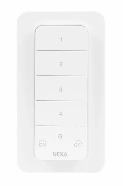 Nexa Tv, Lyd & Det Smarte Hjem>Myct-2107 Fjernbetjening med magnetisk nøgle 4-kanals 433 Mhz No color