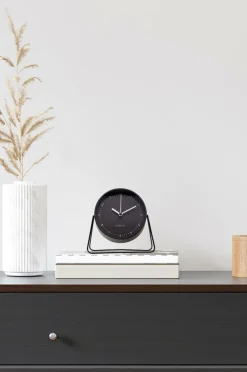 NeXtime Vægure>Bordur Berlin 14 cm Sort