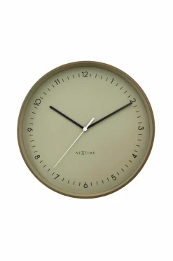 NeXtime Vægure>Vægur Berlin 40 cm Khaki