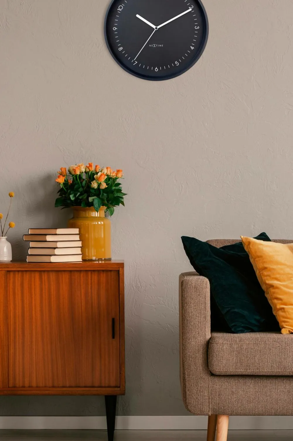 NeXtime Vægure>Vægur Berlin 30 Sort