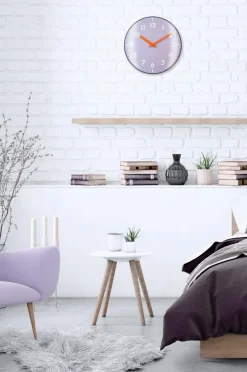 NeXtime Vægur Duomo 35 cm Lavendel New