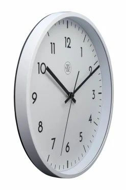 NeXtime Vægur Easy Big 30 cm Hvid/Hvid Clearance