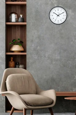 NeXtime Vægur Easy Big 30 cm Sort/hvid Online