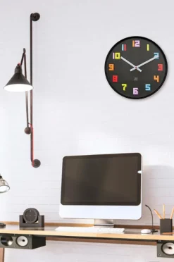 NeXtime Vægure>Vægur Ntx Game 35 cm Sort/Multi