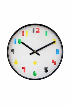 NeXtime Vægure>Vægur Nxt Bit 35 cm Sort-hvid/multi