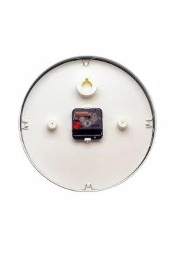 NeXtime Vægur Retro Ii Stripes 25 cm Hvid/Guld