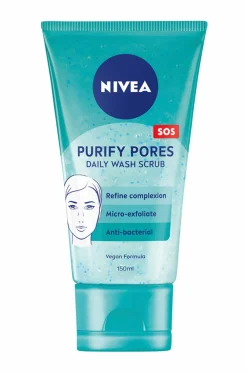 Nivea Ansigtsscrub Purify Pores Daily Wash Scrub 150 ml Clearance