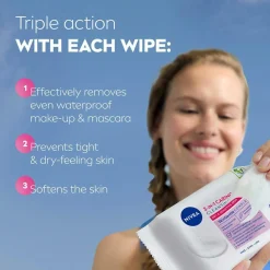 Nivea Ansigtsservietter Gentle Cleansing Wipes 25 stk. Online